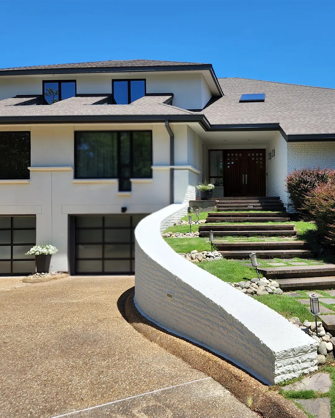 Entry & Retaining Wall Refresh