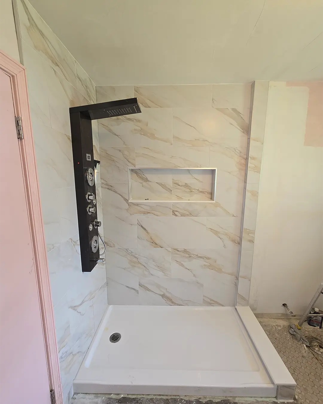 Calacatta Tile Shower